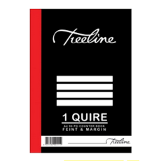 Treeline A4 - 1 Quire 96 Page Counter Book F/M 